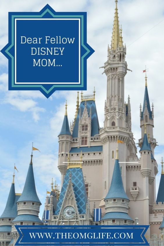 Dear Fellow Disney Mom, I’m With You graphic